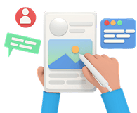 Digital application status tracking illustration