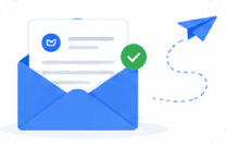 Newsletter Paper Airplane Envelope Illustration