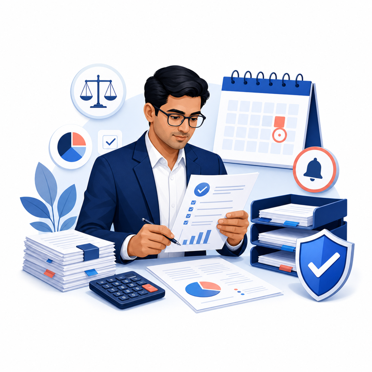 Business tax compliance review and filing assistance